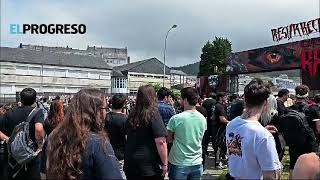 Primeras colas en Viveiro para acceder al Resurrection Fest 2024 [upl. by Assennej]