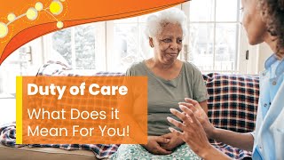 Duty of Care  In Aged Care Settings [upl. by Ivie137]