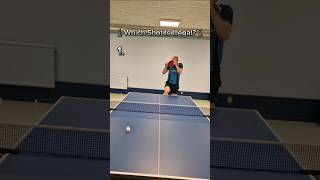 Which table tennis shot is Illegal pingpong tabletennis tischtennis [upl. by Ettennal240]