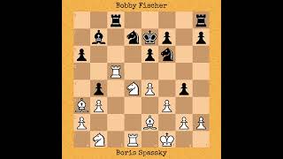 Boris Spassky vs Bobby Fischer  Game 4 1992 chess [upl. by Anamuj]