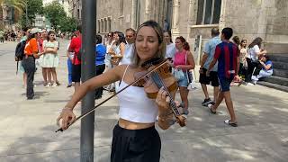 Beethoven’s 5 Secrets  The piano guys  Violin Cover  Street Artist [upl. by Aihtiekal990]