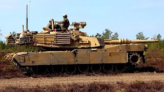 The M1A2 SEPV3 Abrams Main Battle Tank Live Fire [upl. by Adnohsek]