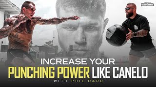 Increase punching POWER like Canelo Alvarez  Med Ball Drills [upl. by Nad]