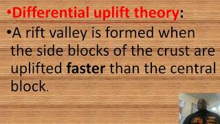 FORMATION OF A RIFT VALLEY BY COMPRESSION FORCES AND DIFFERENTIAL UPLIFT FORCES [upl. by Ttik]