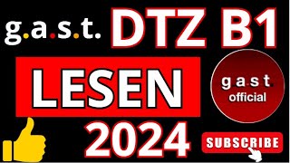 Lesen 2024 B1 Prüfung Übungssatz  TELC DTZ 2024 TEST [upl. by Jourdan246]