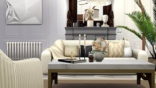 Parisian Apartment • The Sims 4 • No CC  Speed Build [upl. by Renraw]