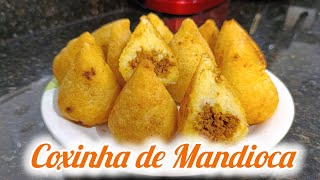 Coxinha de Mandioca com Carne Ficaram boas demais Daniela Borges [upl. by Puklich]