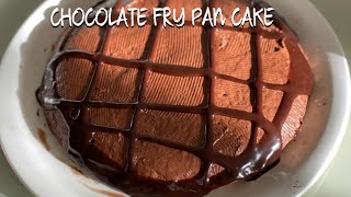 How to make Chocolate Fry Pan Cake  Fry pan cake recipe  Easy cake recipe  Fusion Foodistic [upl. by Barnie]