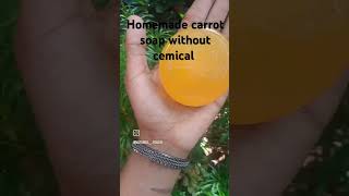 Cemical free carrot soap natural  cemical freeskincare [upl. by Juliette]