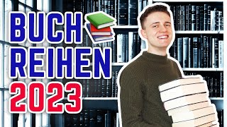 Alle meine begonnenen BuchReihen 2023 Wie viele sind es diesmal D  Henjos Buchleben [upl. by Iong]