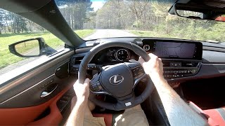 2022 Lexus ES 350 F Sport POV Drive Impressions and ASMR [upl. by Massie]