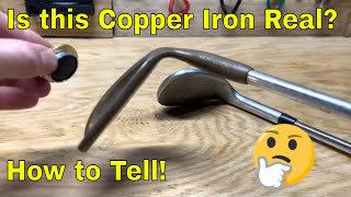 How To Tell the Difference Between Copper and Steel Golf Clubs with a Magnet BeCu Ping Eye 2 Irons [upl. by Ruffi]