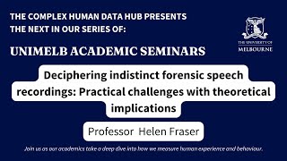 CHDH Seminar Helen Fraser Edited for YouTube 5 Aug 24 [upl. by Nilekcaj214]