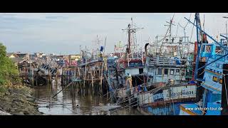 Thailand  Chumphon  Pak Nam Town Slideshow [upl. by Maggio]