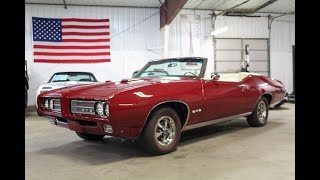 1969 Pontiac GTO Convertible For Sale  Walk Around [upl. by Aleicarg456]