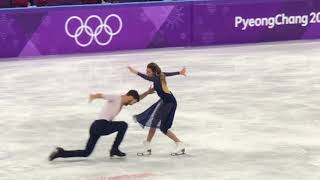 Cizeron and Papadakis 2018 PyeongChang Olympic free dance new world record 12335 [upl. by Yaron]