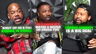 Wack100 amp Troy Ave Get HEATED When Akademiks Brings Up Kodak Blacks Sobriety [upl. by Ellennahs]