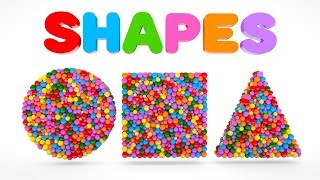 Learn Shapes with Color Balls  Colors Videos Collection for Children [upl. by Annad624]