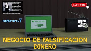 NEGOCIO DE FALSIFICACION DINERO  MOTEROS  GTA V ONLINE  GTA 5 ONLINE [upl. by Nahgaem]