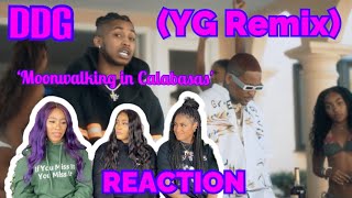 DDG  Moonwalking in Calabasas Remix ft YG  UK REACTION 🇬🇧 [upl. by Anael]