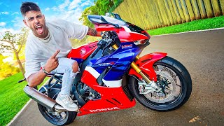 ESSA É MINHA NOVA MOTO CBR 1000 TRIPLE R [upl. by Stochmal]