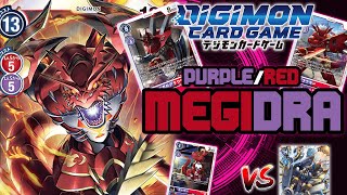 Megidramon VS Aegisdramon  Digimon Card Game EX03 Dragons Roar REBELLION [upl. by Noiramed282]