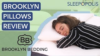 Brooklyn Bedding Luxury Cooling Pillows Review [upl. by Yddur]