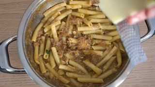 PASTA ALLA GENOVESE ricetta originale di Napoli con gli ziti spezzati [upl. by Ahsem558]