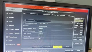 how to add new ip camera in hikvision nvr  ip camera setup [upl. by Emia313]