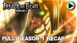 Attack on Titan Full Season 1 Recap  Anime Recaps [upl. by Anawad]