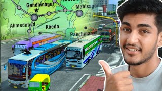 Bus Simulator Indonesia Indian Map Mod  Bus Simulator Indonesia Gujarat Traffic Mod Download mod [upl. by Laertnom]