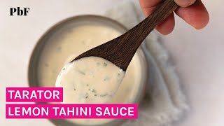 Shawarma Sauce Lebanese Tahini Sauce [upl. by Aryk]