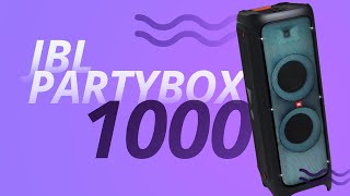 JBL PartyBox 1000 PODEROSA y GIGANTE AnálisisReview [upl. by Ennoira]