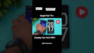 Googlepixel 7 pro battery charging test 0100 2024 review charging hrtechzone shorts googlepixel [upl. by Gus]