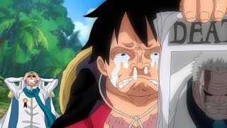 Luffys Reaction When Koby Reveals That Garp Was Defeated By Kuzan  One Piece [upl. by Major]