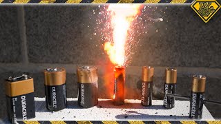 4 Experiments with Batteries We Explores Battery Explosion Battery Blast amp More In This Experiment [upl. by Jody625]