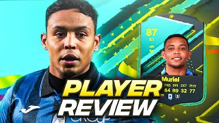 87 PLAYER MOMENTS MURIEL SBC PLAYER REVIEW  FC 24 Ultimate Team [upl. by Nnateragram]