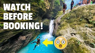 The ULTIMATE KAWASAN FALLS CANYONEERING tour Cebu Philippines [upl. by Rimma]