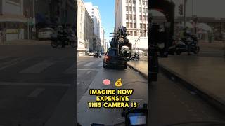 How expensive is this cinematic video cameras on a Mercedes Benz with a crane fooddelivery [upl. by Falito]