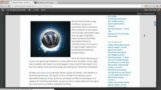 Lav Din Egen Hjemmeside  WordPress Intro [upl. by Lederer]