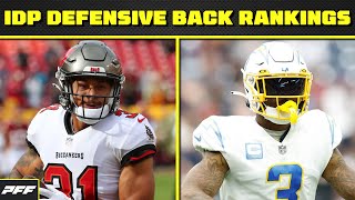 2024 IDP Defensive Back Rankings  PFF Fantasy Podcast [upl. by Orola712]