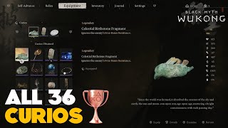 All 36 Curio Locations A Curious Collection TrophyAchievement  Black Myth Wukong [upl. by Ignatia]