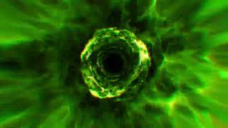 Time tunnel vortex shockwave green 4  free stock footage [upl. by Samot409]