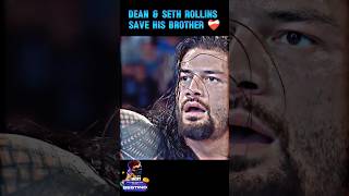 Dean Ambrose amp Seth Rollins save his brother Roman Reigns 🥺❤️‍🩹 [upl. by Odlabu]