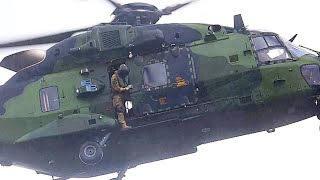 US Finland Synergy NH90 Refueling at Dragsvik FARP [upl. by Marijo431]