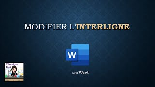 Modifier linterligne WORD [upl. by Ierdna]