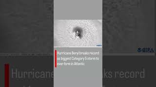 Hurricane Beryl Makes Landfall on Carriacou Island [upl. by Codel]