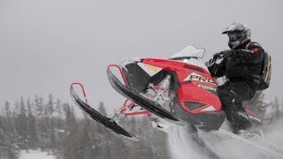 2011 Polaris RUSH 800 ProR Snowmobile Review [upl. by Busch315]