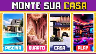 🔄MONTE SUA CASA DOS SONHOS 🏡 Jogo das Escolhas quiz [upl. by Kat]