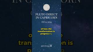 Pluto Direct in Capricorn on 1011 [upl. by Aiekan520]